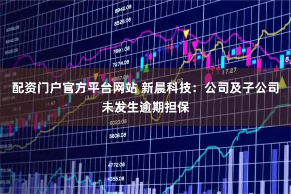 配资门户官方平台网站 新晨科技：公司及子公司未发生逾期担保